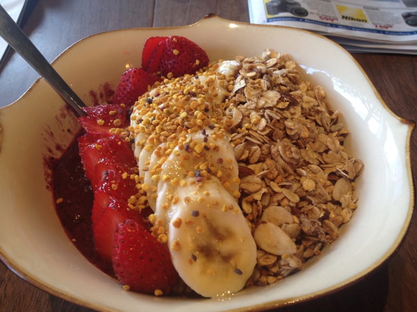 Acai Bowls from the Anchor Eatery in West Vancouver