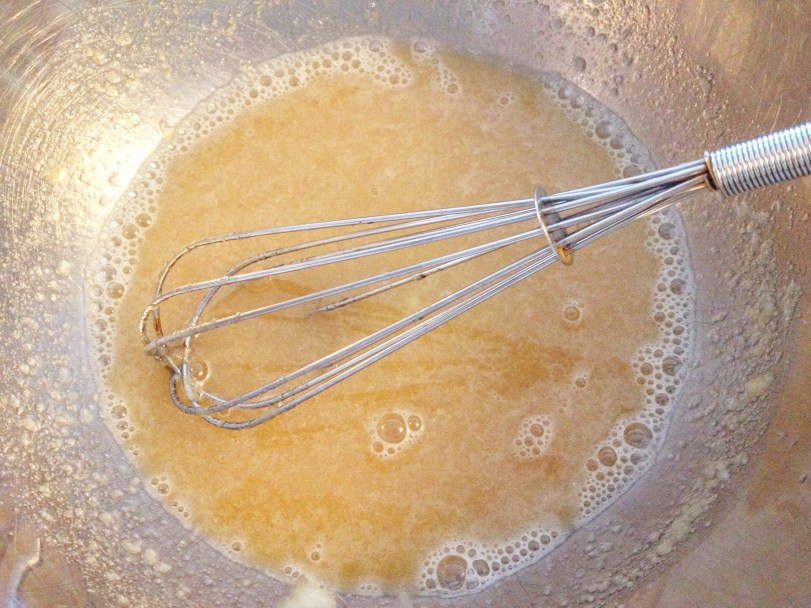 Adding the Cider Vinegar