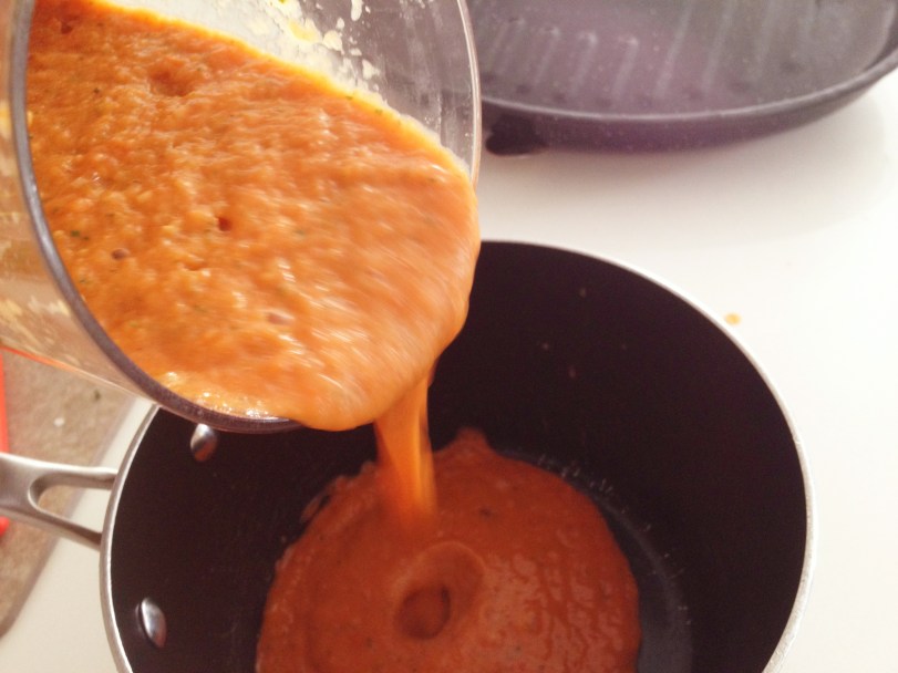 Add to a soup pot and warm through before serving