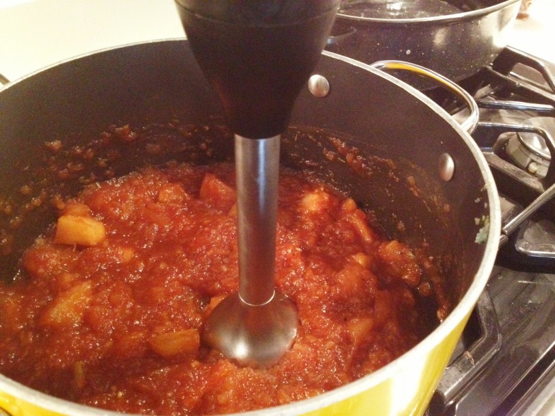 Blend it until smooth