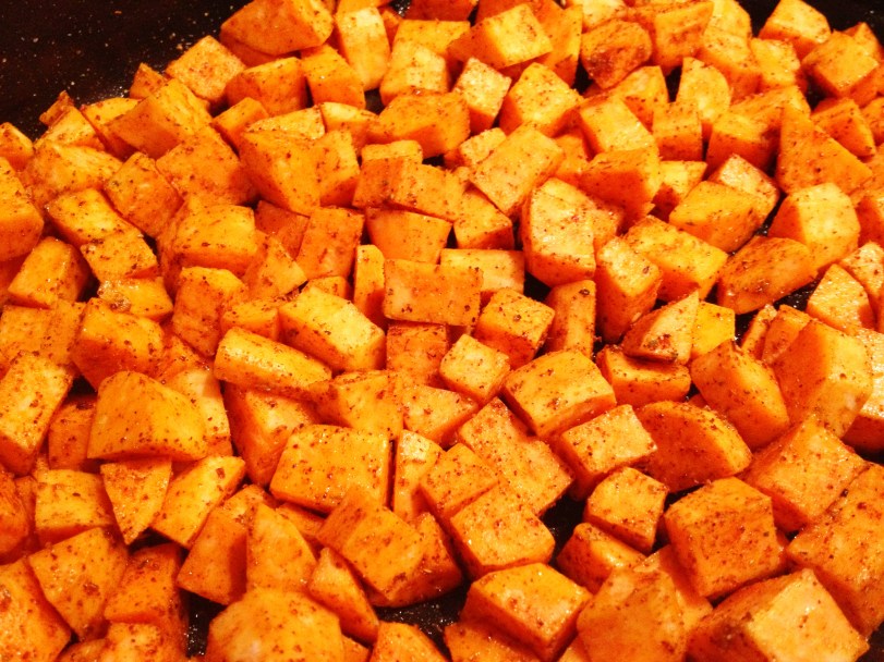 This is what they will look like when they are spiced and ready for the oven