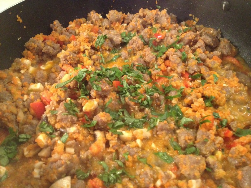 Add some fresh basil