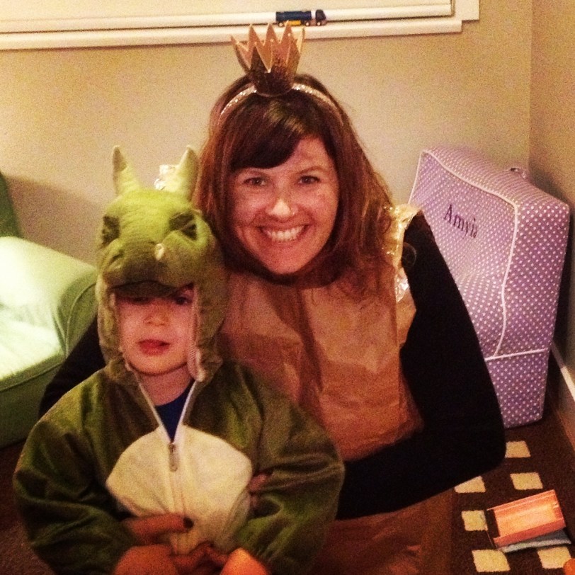 Paperbag Princess and the fire breathing Dragon.