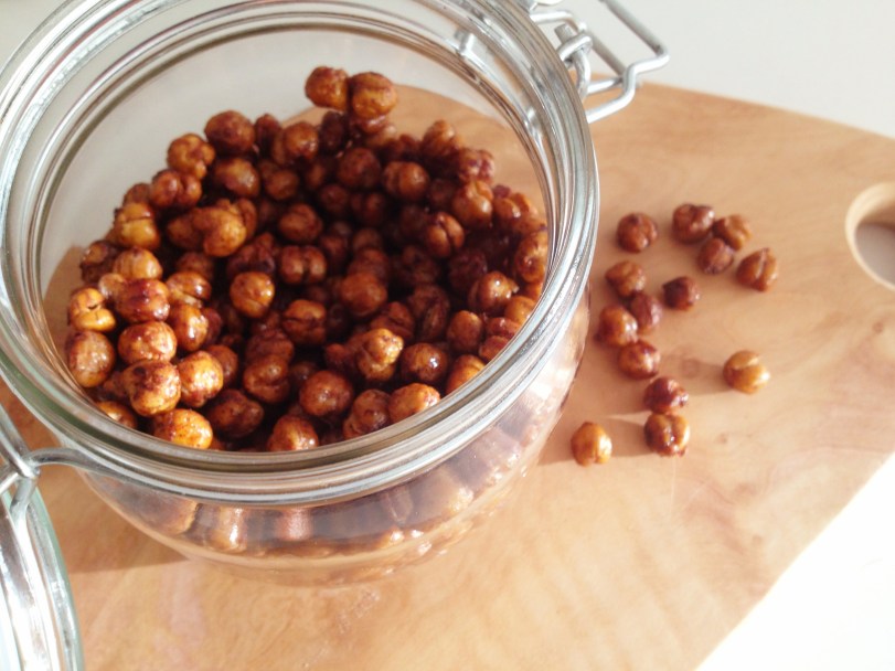 Roasted Cinnamon and Vanilla Chick Peas