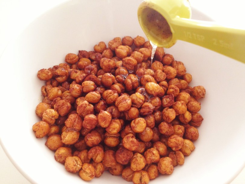 Add the vanilla bean paste and honey 