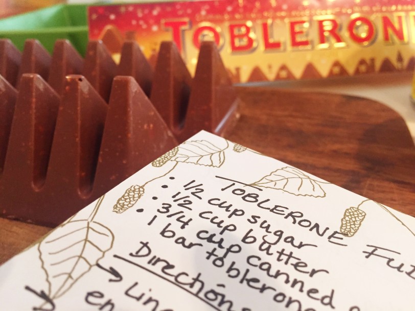 Get those triangles out and get ready to make some simple and amazing fudge!!