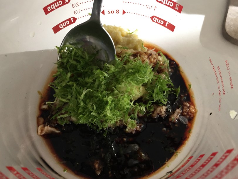 add it all together and stir the marinade together