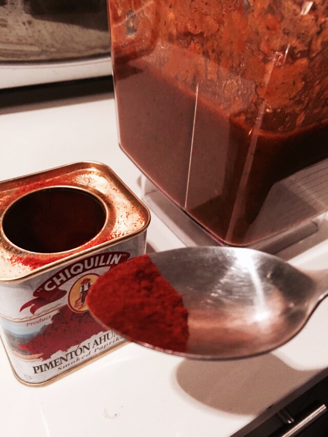 Also needed to add some smokiness by adding some smoked paprika