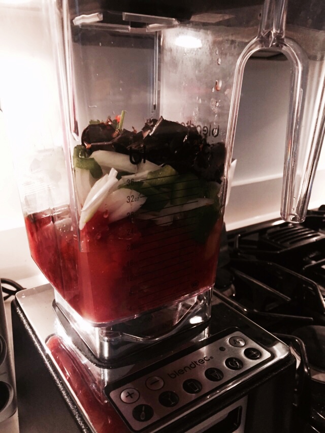 Put it in to your blender and you will have salsa in seconds