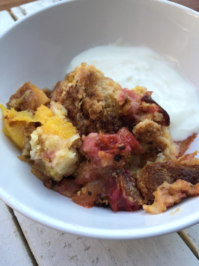 Stone Fruit Dump Cake
