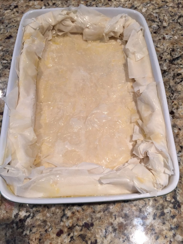 Ready to be baked in the oven.  Can't wait to see the finished product.